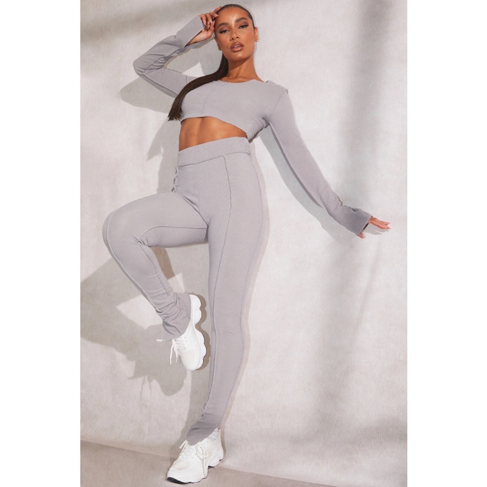 Rib Grey Set - Picture 2 of 4